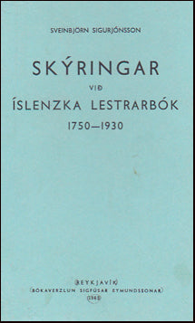 Skýringar við íslenzka lestrarbók # 56315