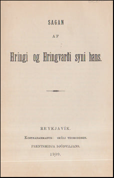 Sagan af Hringi og Hringvarði syni hans # 56403