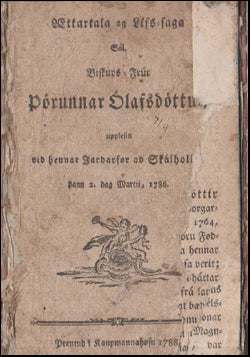 Ættartala og Lífs-Saga Sál. Biskups-Frúr Þórunnar Ólafsdóttur # 56439