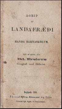 Ágrip af landafræði handa barnaskólum # 56450
