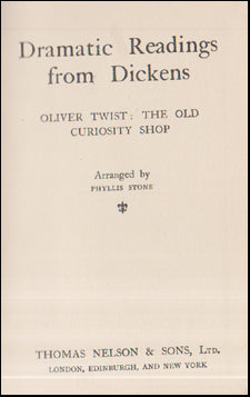 Dramatic Readings from Dickens # 56712