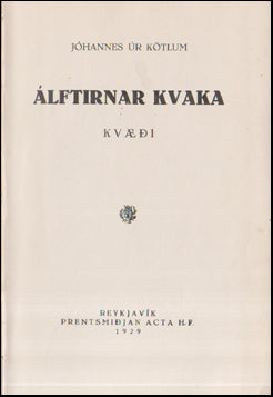 Álftirnar kvaka # 56951