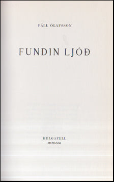 Fundin ljóð # 61144
