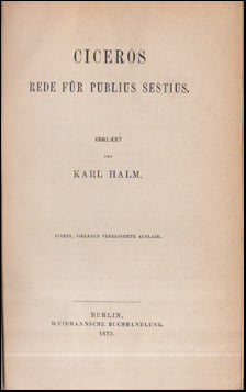 Ciceros Rede für Publius Sestius # 57210