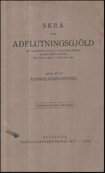 Skrá um aðflutningsgjöld # 57240