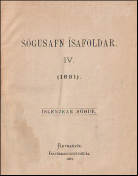Sögusafn Ísafoldar. IV. (1891). # 57372
