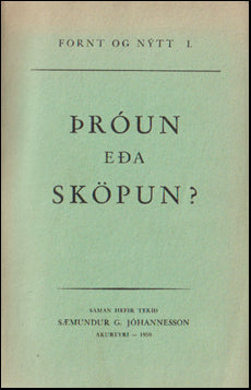Þróun eða sköpun? # 57385