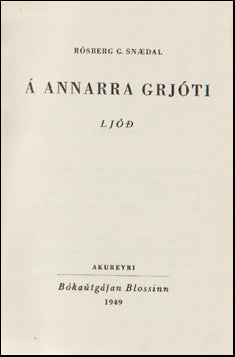 Á annarra grjóti # 57446