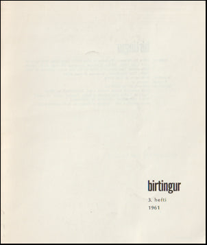 Birtingur. 3. hefti 1961. Fljúgandi næturlest # 62387