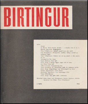 Birtingur. 1. hefti 1955 # 87861