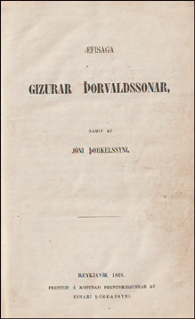 Æfisaga Gizurar Þorvaldssonar # 58147