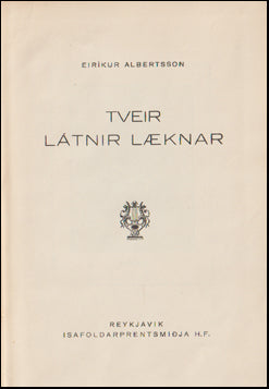 Tveir látnir læknar # 12557