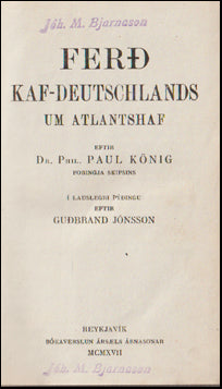 Ferð Kaf-Deutschlands um Atlantshaf # 58190