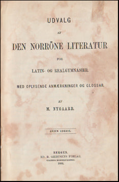 Udvalg af den norröne literatur # 58191