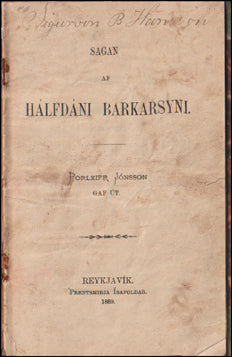 Sagan af Hálfdáni Barkarsyni # 58231