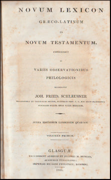 Novvm lexicon Graeco-Latinvm in novvm testamentum # 58306