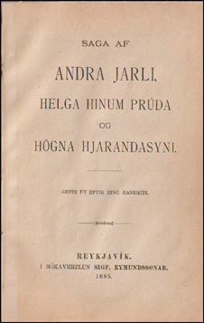 Saga af Andra jarli # 58553