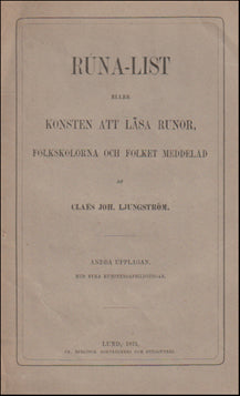 Rúna-list, eller Konsten att läsa runor # 77338
