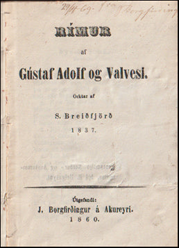 Rímur af Gústaf Adolf og Valvesi # 76790
