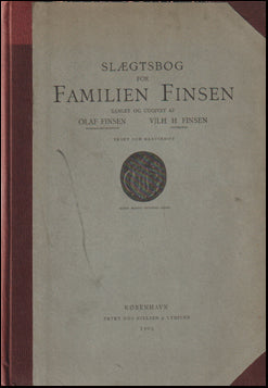 Slægtsbog for Familien Finsen # 58823
