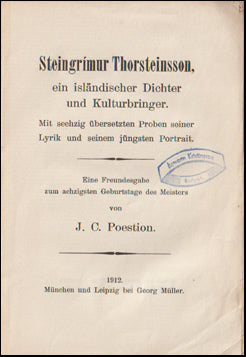 Steingrímur Thorsteinsson # 58884