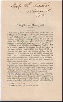 Niðgjöld – Manngjöld # 58941