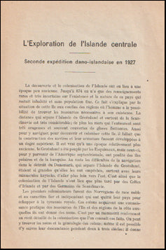 L'Exploration de l'Islande centrale # 58944