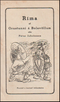 Ríma af Orustunni á Bolavöllum # 58958