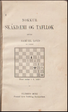 Nokkur skákdæmi og tafllok # 58986