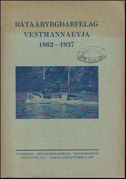 Bátaábyrgðarfélag Vestmannaeyja 1862-1937 # 59008