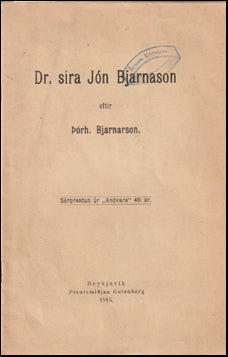 Dr. Síra Jón Bjarnason # 59018