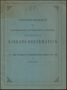 Nogle Hovedtræk af Trykkel frihedstidens Historie 1770-1773. # 59027