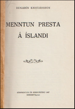 Menntun presta á Íslandi # 59148