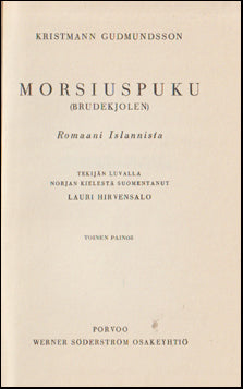 Morsiuspuku # 59463