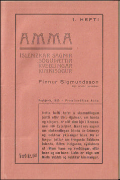 Amma. Íslenzkar sagnir # 78401
