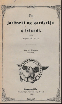 Um jarðrækt og garðyrkju á Íslandi # 59690