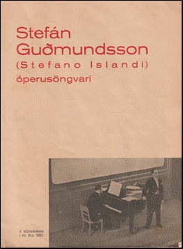 Stefán Guðmundsson (Stefano Islandi) óperusöngvari # 59725