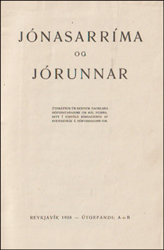 Jónasarríma og Jórunnar # 59769