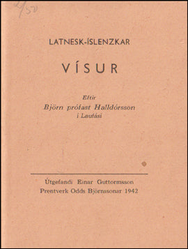 Latnesk-íslenskar vísur # 59795