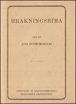 Hrakningsríma # 59799