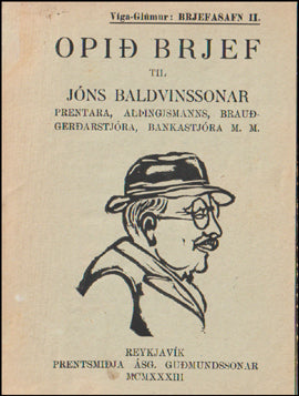 Opið brjef til Jóns Baldvinssonar prentar # 59852