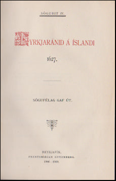 Tyrkjaránið á Íslandi 1627 # 59967