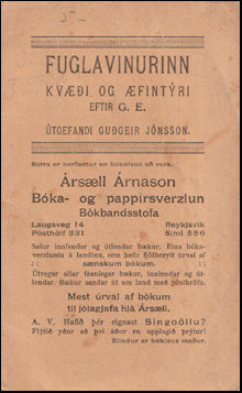 Fuglavinurinn # 61769