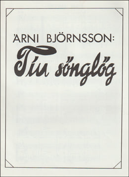 Tíu sönglög # 60103