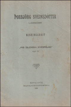 Þorbjörg Sveinsdóttir ljósmóðir. Minningarrit # 60146