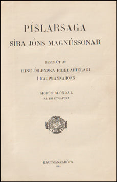 Píslarsaga Síra Jóns Magnússonar # 60173