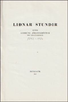 Liðnar stundir # 60188