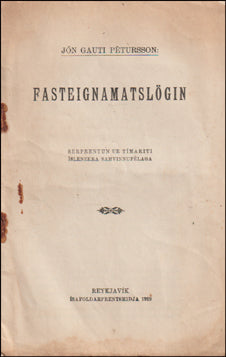 Fasteignamatslögin # 60268