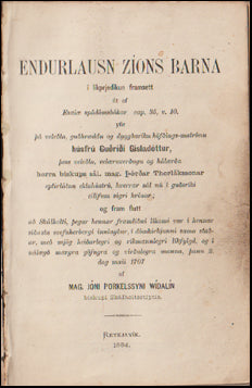 Endurlauzn Zíons barna og fleirri rit # 60386