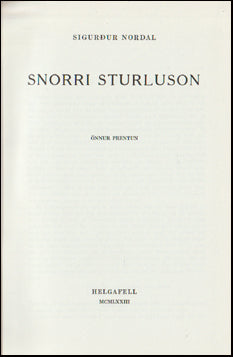 Snorri Sturluson # 15541